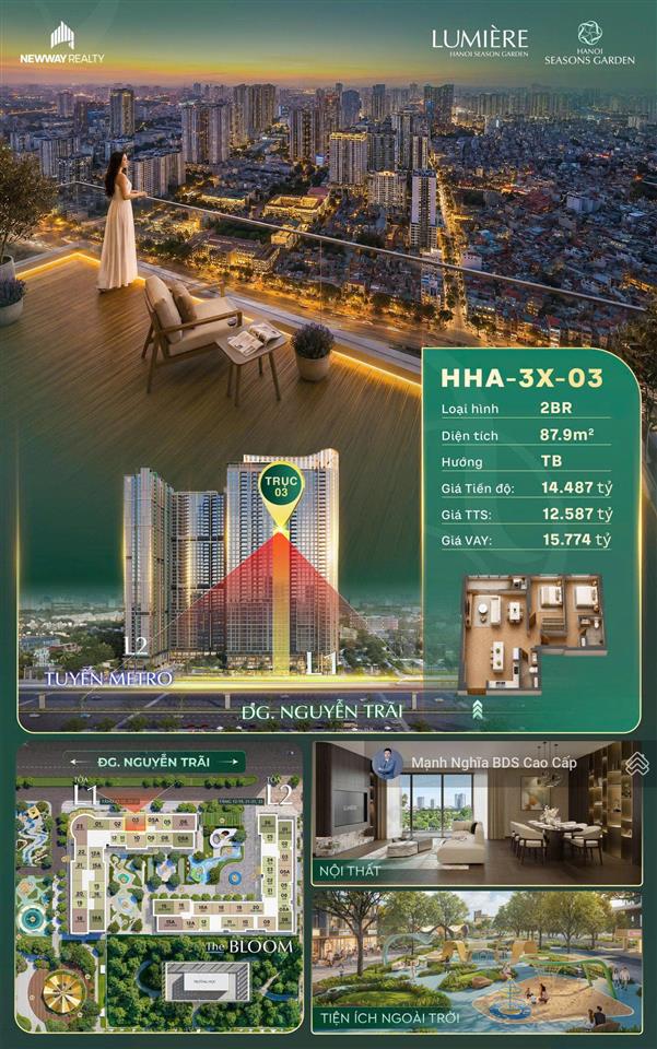 Giỏ hàng quỹ căn hot nhất lumière hanoi seasons  hỗ trợ vay  giá tốt  không chênh  0855 448 ***