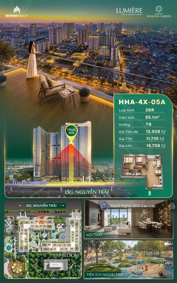 Giỏ hàng quỹ căn hot nhất lumière hanoi seasons  hỗ trợ vay  giá tốt  không chênh  0855 448 ***