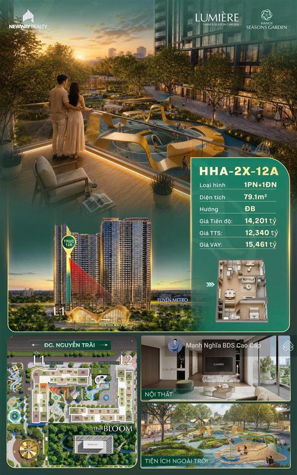 Giỏ hàng quỹ căn hot nhất lumière hanoi seasons  hỗ trợ vay  giá tốt  không chênh  0855 448 ***