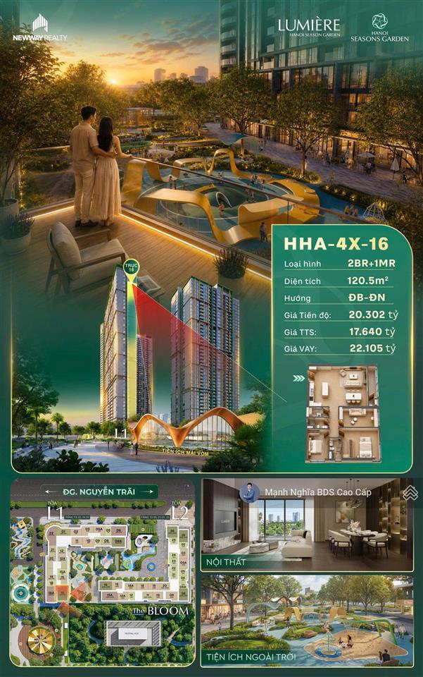 Giỏ hàng quỹ căn hot nhất lumière hanoi seasons  hỗ trợ vay  giá tốt  không chênh  0855 448 ***