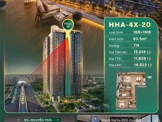 Căn 1pn+1mr view skyline siêu hot tại lumière hanoi seasons 0855 448 ***