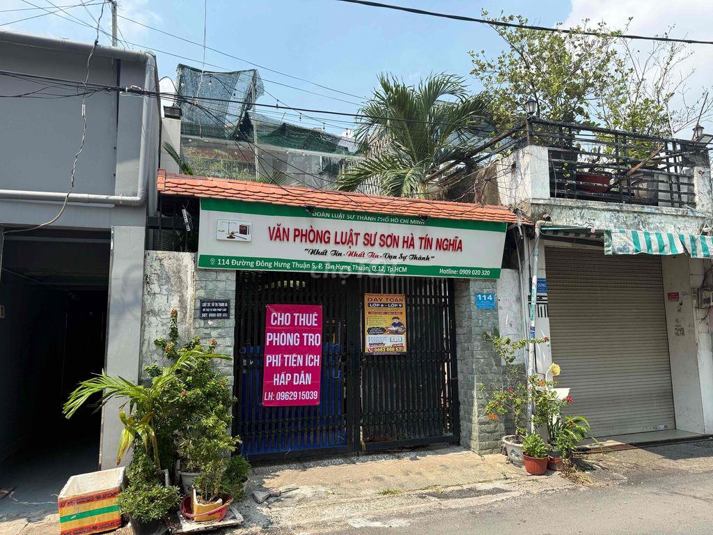 phòng riêng tư sạch sẽ giờ giấc thoải mái