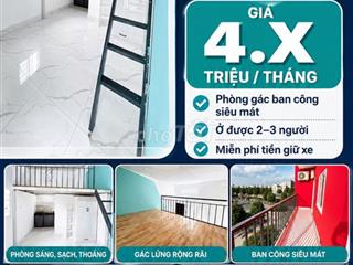 Căn hộ GÁC - Ban Công, Đại Học Văn Lang, Đặng Thùy Trâm, Bình Thạnh