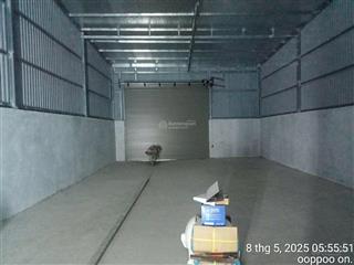 Cho thuê kho đông dư, dt 100m2, mt 7m, rb, giá 7tr/th