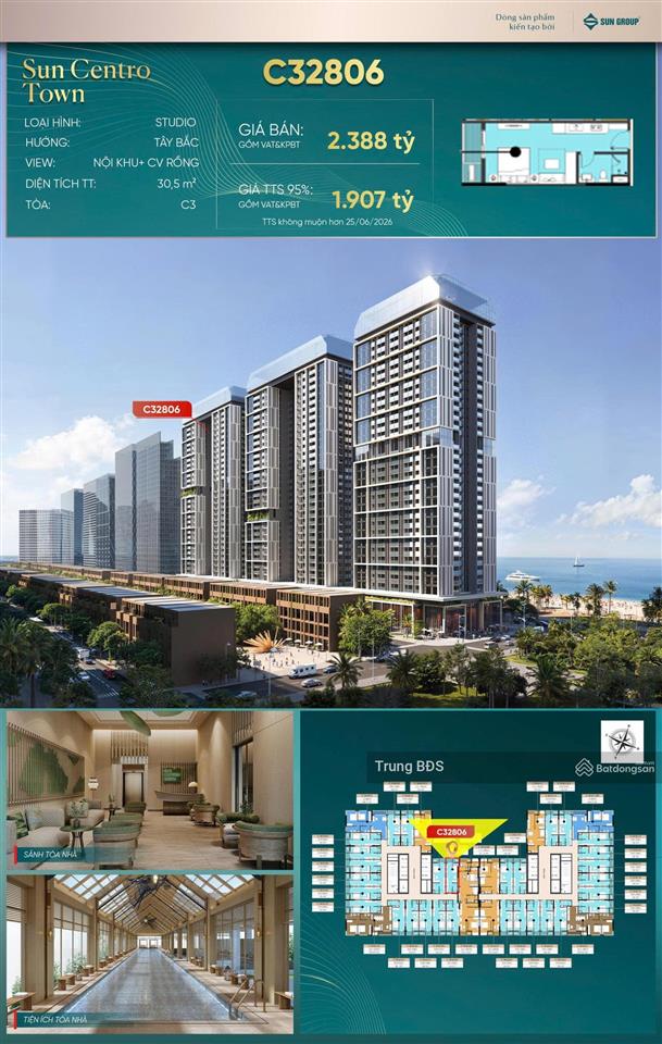 Quỹ độc quyền bán dự án sun festo town bãi cháy  căn hộ khoáng nóng onsen tại hạ long