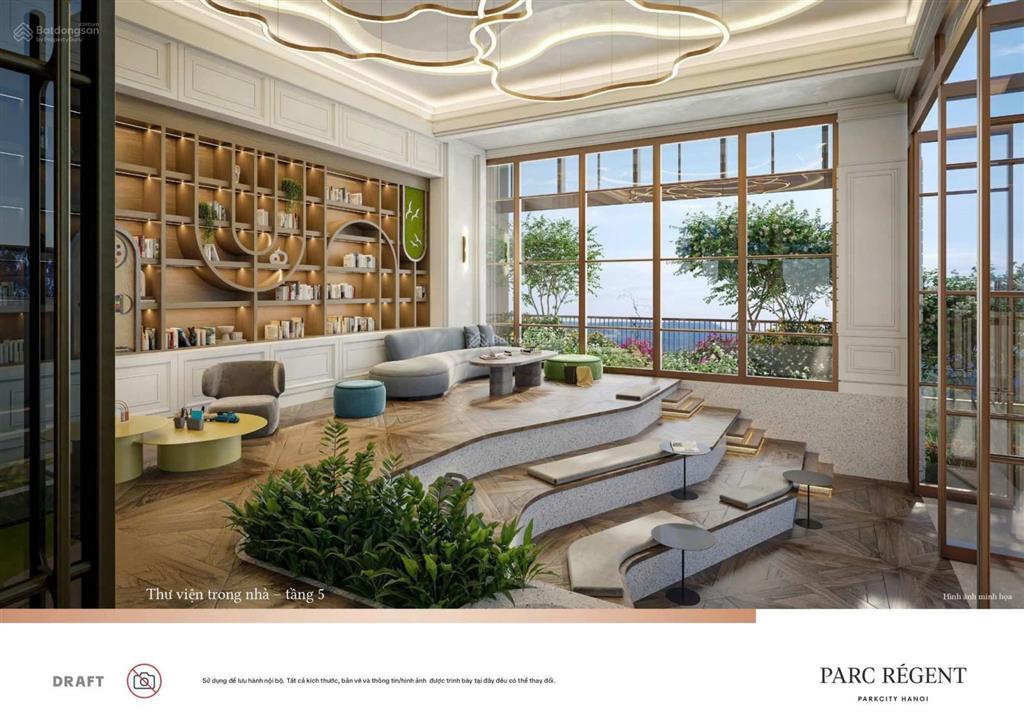 Cần bán căn 3pn 111.36m2 chung cư mới parc régent  kdt parkcity hanoi, 12,3 tỷ đóng tiến độ 2 năm