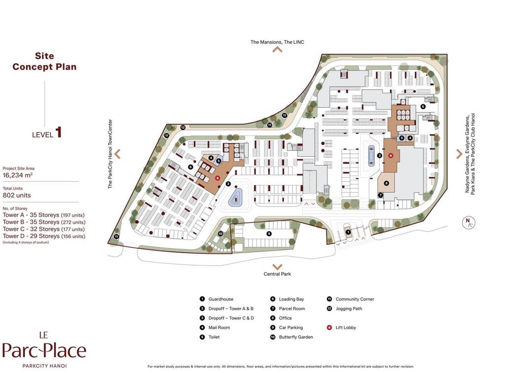 Đợt 1 chung cư parc place kđt parkcity hà nội full bảng hàng, có quỹ ngoại giao 0968 450 ***