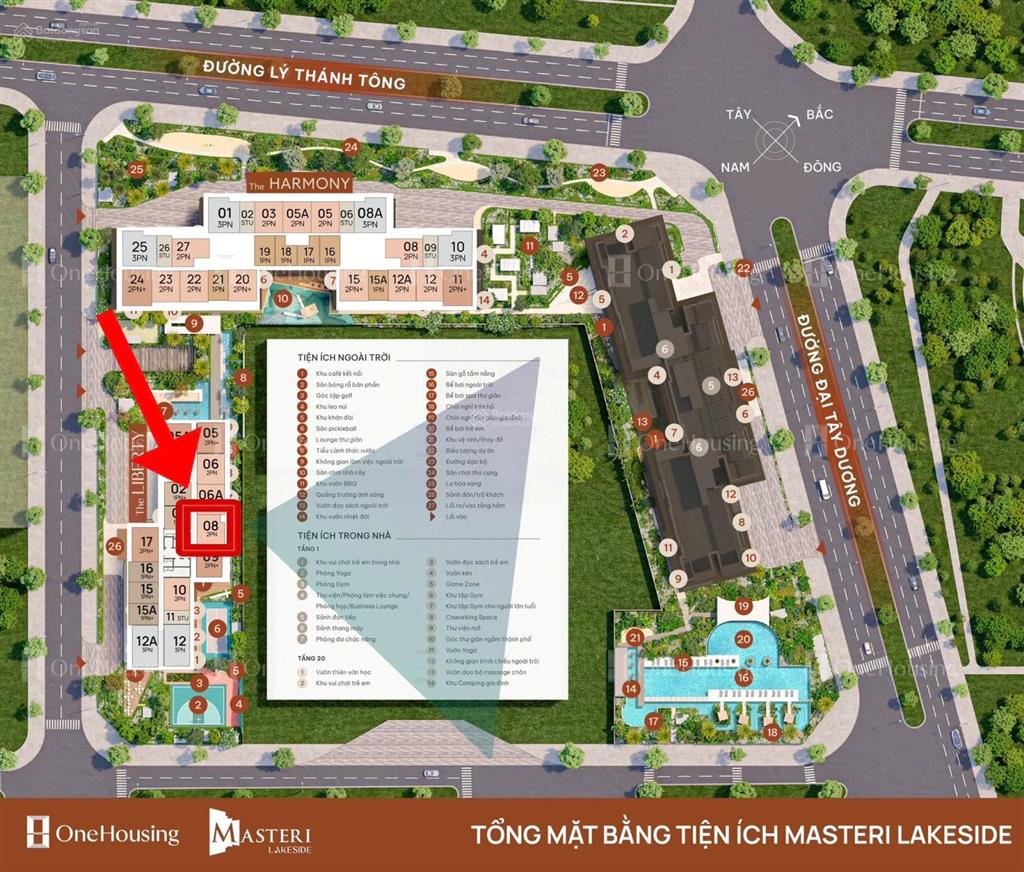 Bán căn hộ 2pn tại tòa liberty  masteri lakeside  ocean park 1
