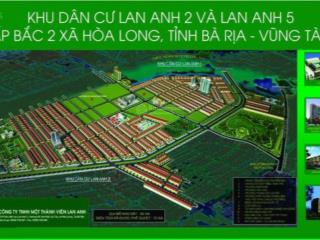 Cắt lỗ 890 triệu bán nhanh lô đất lan anh 5 hoà long bà rịa. diện tích 100m2 full thổ cư giá ngợp .