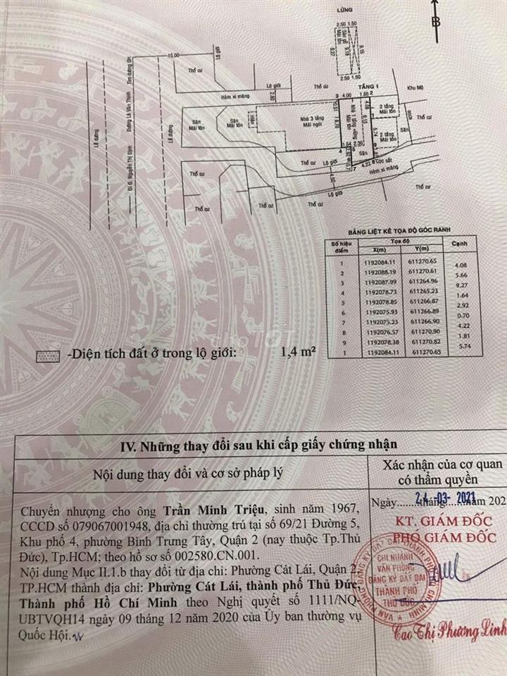 CHÍNH CHỦ BÁN ĐẤT TẶNG DÃY TRỌ QUẬN 2 CŨ - SHR - CÓ THU NHẬP NGAY