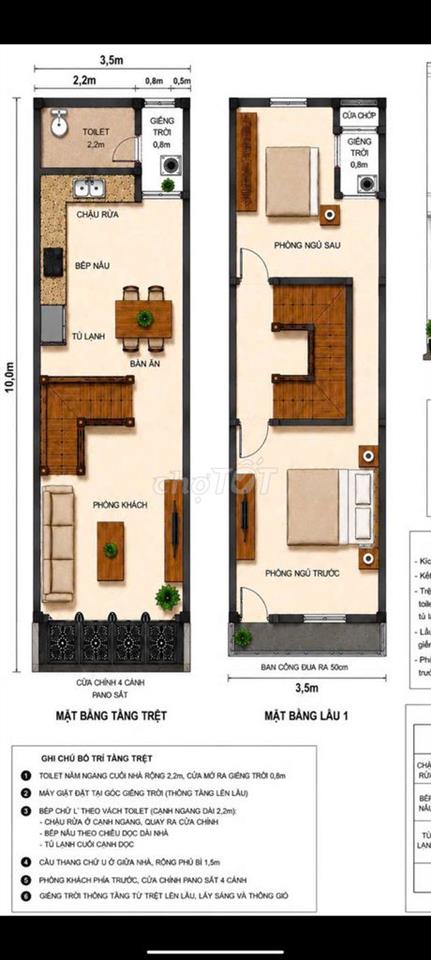 Cho thuê nhà hẻm xe tải