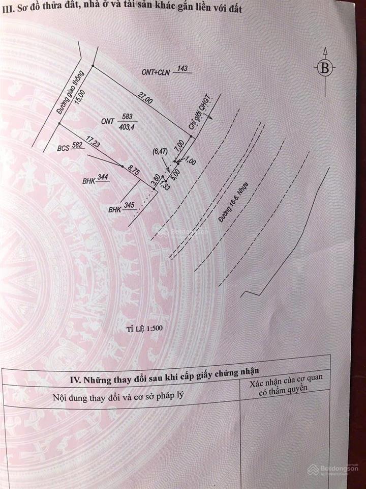Chủ cần bán lô đất đẹp ngã 3 sân bay