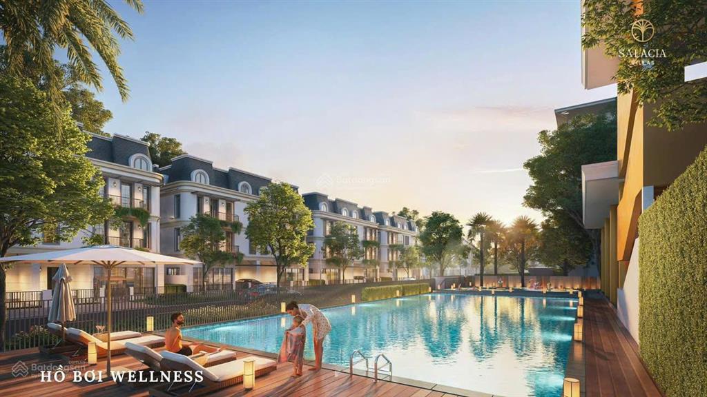 Bán biệt thự salacia villas, 4,8 tỷ, sd 229,3m2, 4pn, 6wc, sổ hồng từng căn