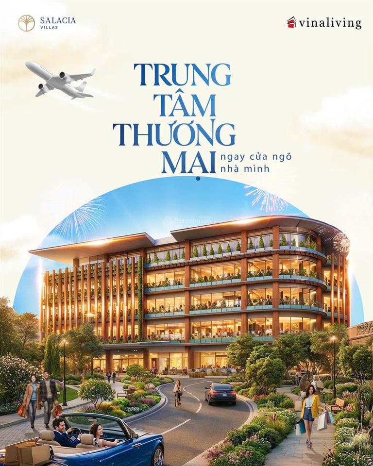 Bán biệt thự salacia villas, 4,8 tỷ, sd 229,3m2, 4pn, 6wc, sổ hồng từng căn