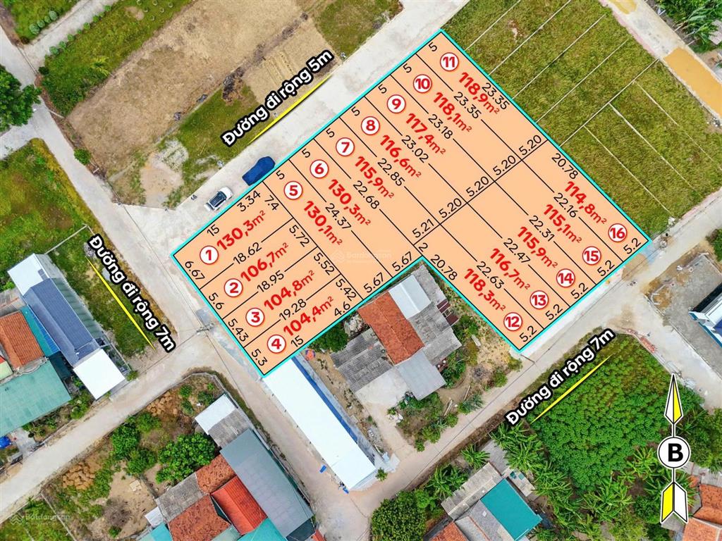 Bán đất đẹp tại trần quang diệm, 540 triệu, 110m2, giá tốt