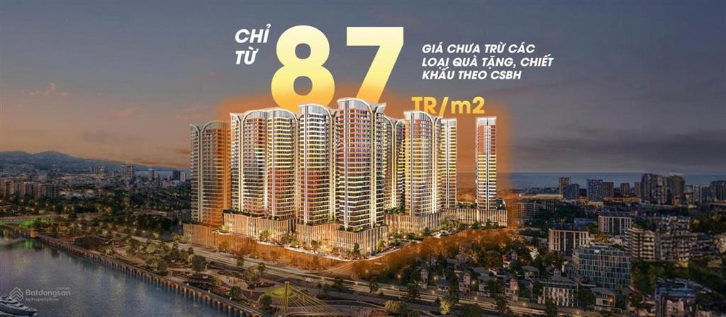 Chỉ trả 1tỷ4 sở hữu căn 2n view cầu sông hàn, pháo hoa diff quỹ ngoại giao capital square