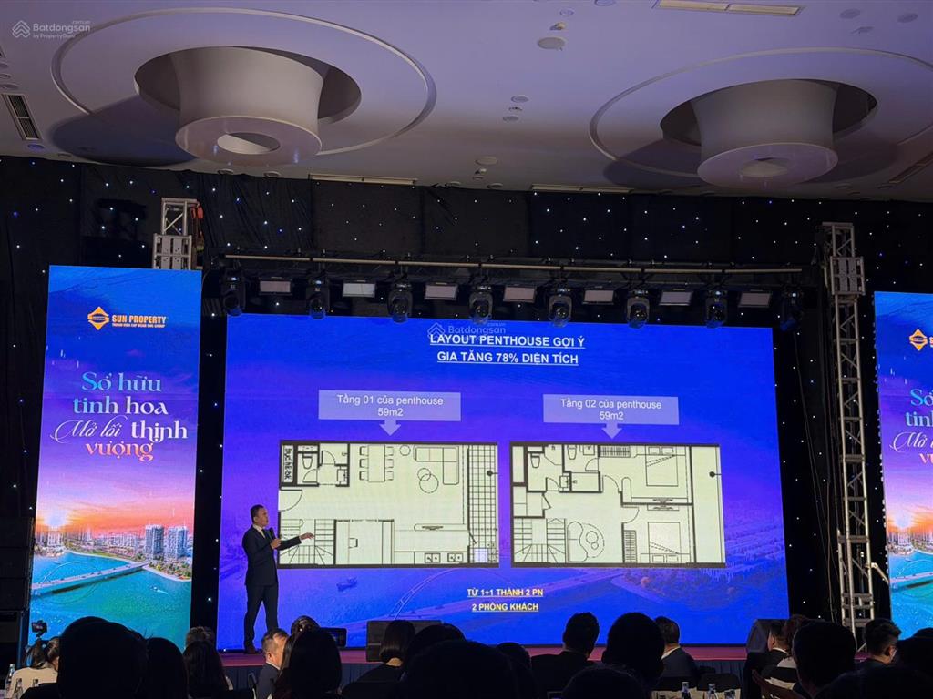 Chỉ 2t7 sở hữu ngay căn penthouse slight tower view pháo hoa trung tâm thành phố