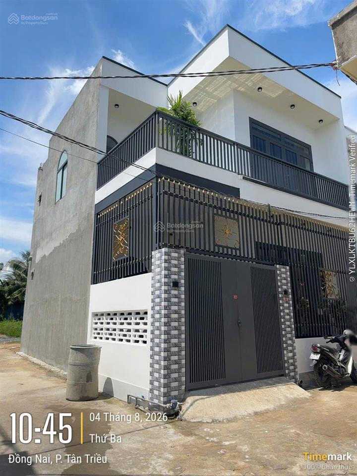 Hạ giá 99 triệu bán gấp nhà lầu 3pn, sr thổ cư, cuối đường đồng khởi