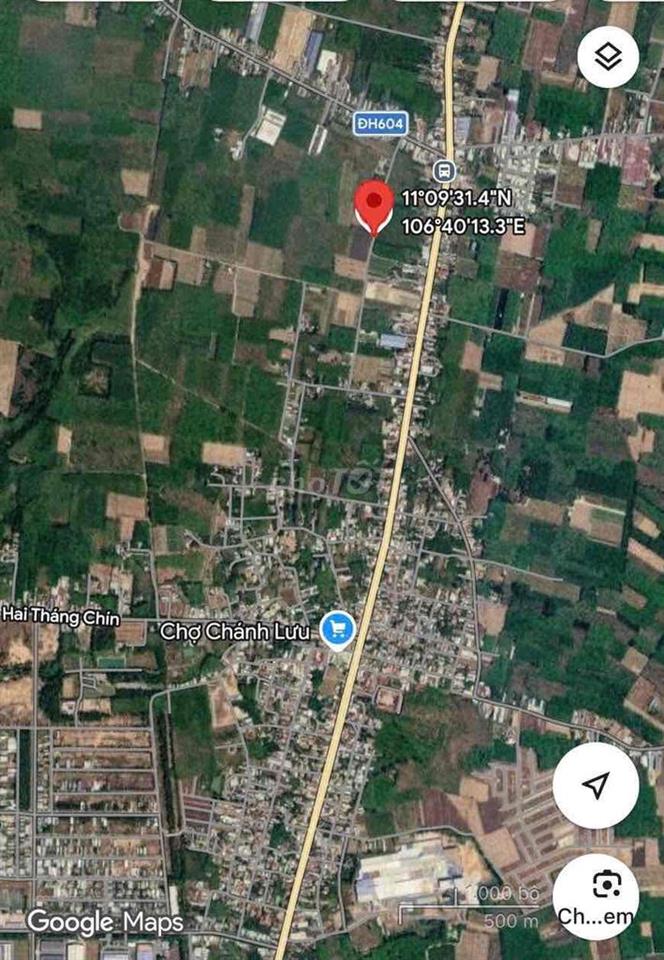 1ty2 85m2 đất ODT cách chợ chánh lưu 2km