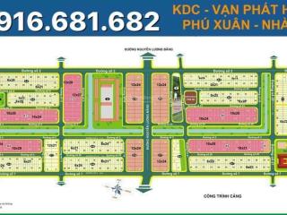 Bán nhanh nền nhà phố kdc phú xuân vạn phát hưng, nhà bè, tphcm, giá 42tr/m2