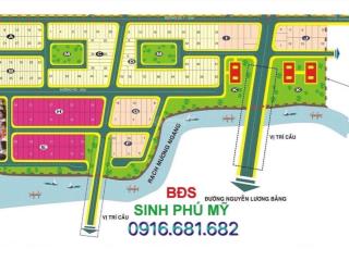 Cần bán nhanh nền nhà phố view rạch công viên trước sau, dt 7x28(196m) giá 60tr/m