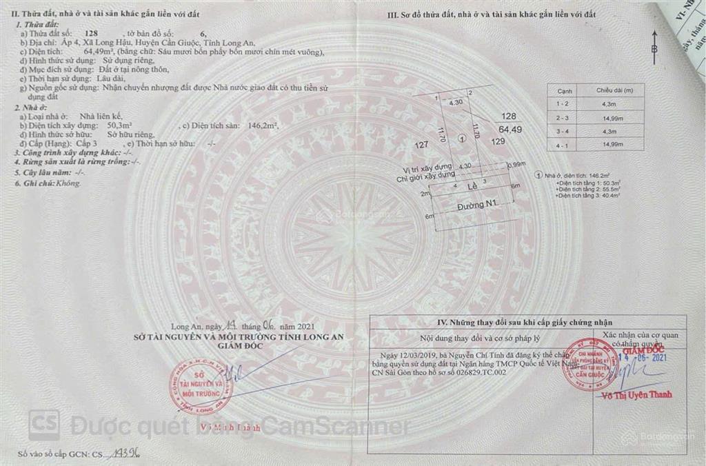 Bán nhanh nhà 3 tầng kdc hoàng hoa long hậu, cần giuộc tây ninh