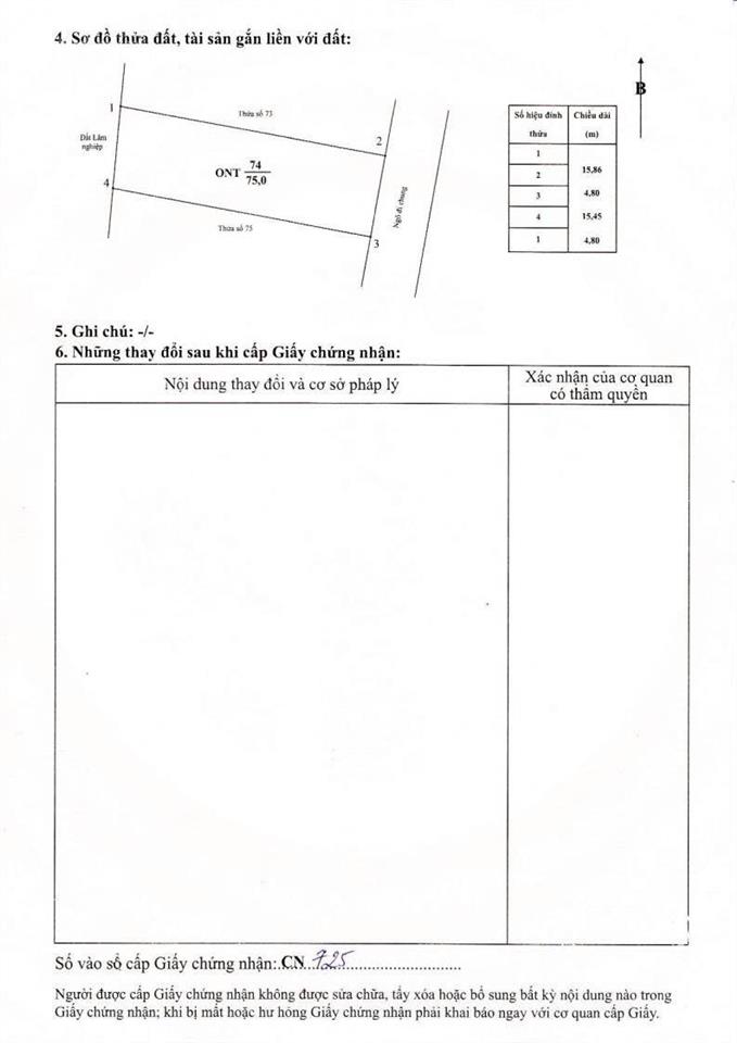 Lô đất thổ cư 75m2 tọa sơn hướng thủy tại cát bà