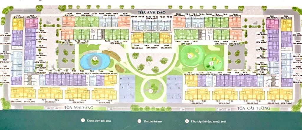 Căn hộ tại tp mới  bình dương, 2 phòng ngủ 70m2, giá 1 tỷ 550, hỗ trợ vay 80%, lãi suất 5.9%/năm