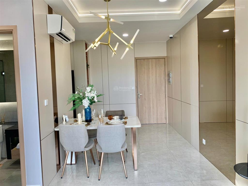 Căn hộ 1 phòng ngủ 46m2, giá 1 tỷ 060, ngân hàng hỗ trợ 80%, lãi suất 5,4%/năm, đầy đủ nội thất
