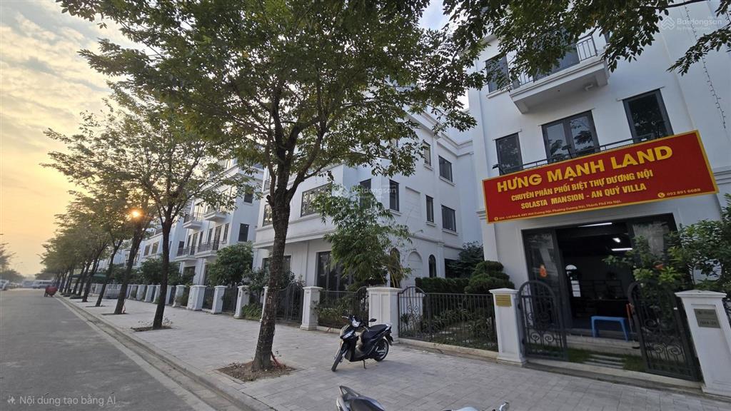 Bán gấp biệt thự tại solasta mansion, đường 21,5m dương nội, hà đông.