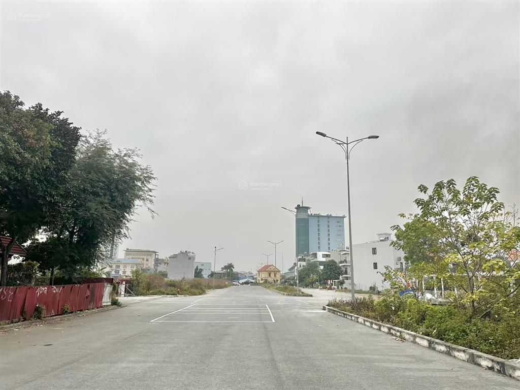 Lô biệt thự cực vip 332,4m2, đường thông 40m khu biệt thự phúc lộc, lê hồng phong, sau toà hoa đăng