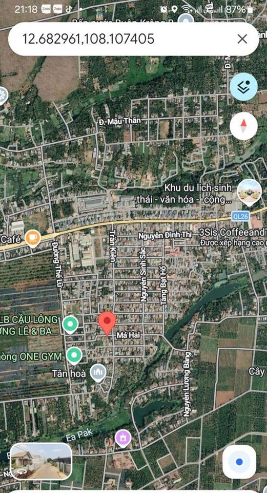 ĐẤT ĐẸP GIÁ TỐT MẶT TIỀN ĐƯỜNG MÁ HAI GẦN CHỢ ĐẦU MỐI TÂN HÒA