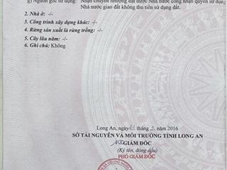 Bán đất mặt tiền sông vàm cỏ ngay trung tâm tp. tân an, long an  không có lô đẹp thứ 2