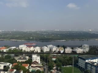 Cho thuê 3 phòng ngủ q2 thảo điền nội thất cơ bản, tầng cao view sông, giá chỉ 45 triệu/tháng