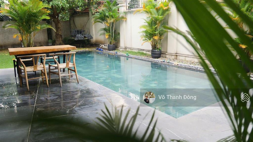 Cho thuê villa nguyễn văn hưởng thảo điền, 557m2, hồ bơi sân vườn, giá 263 triệu