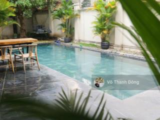 Cho thuê villa nguyễn văn hưởng thảo điền, 557m2, hồ bơi sân vườn, giá 263 triệu