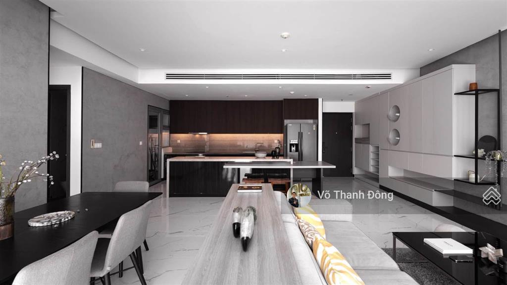 Cho thuê 3 phòng ngủ 127m2 empire linden, view sông, full nội thất đẹp, giá 85 triệu