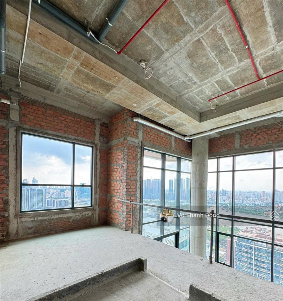 Bán duplex 4 phòng ngủ 183m2 zeit river thủ thiêm, tầng cao view sông & landmark 81, giá tốt 70 tỷ