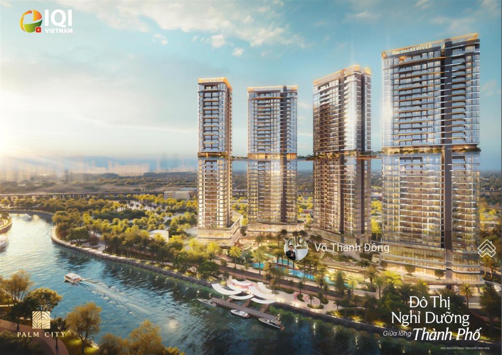 Bán căn hộ 1 phòng ngủ 66m2 palm river, view thoáng, mở bán đợt đầu, chỉ 9,8 tỷ bao hết