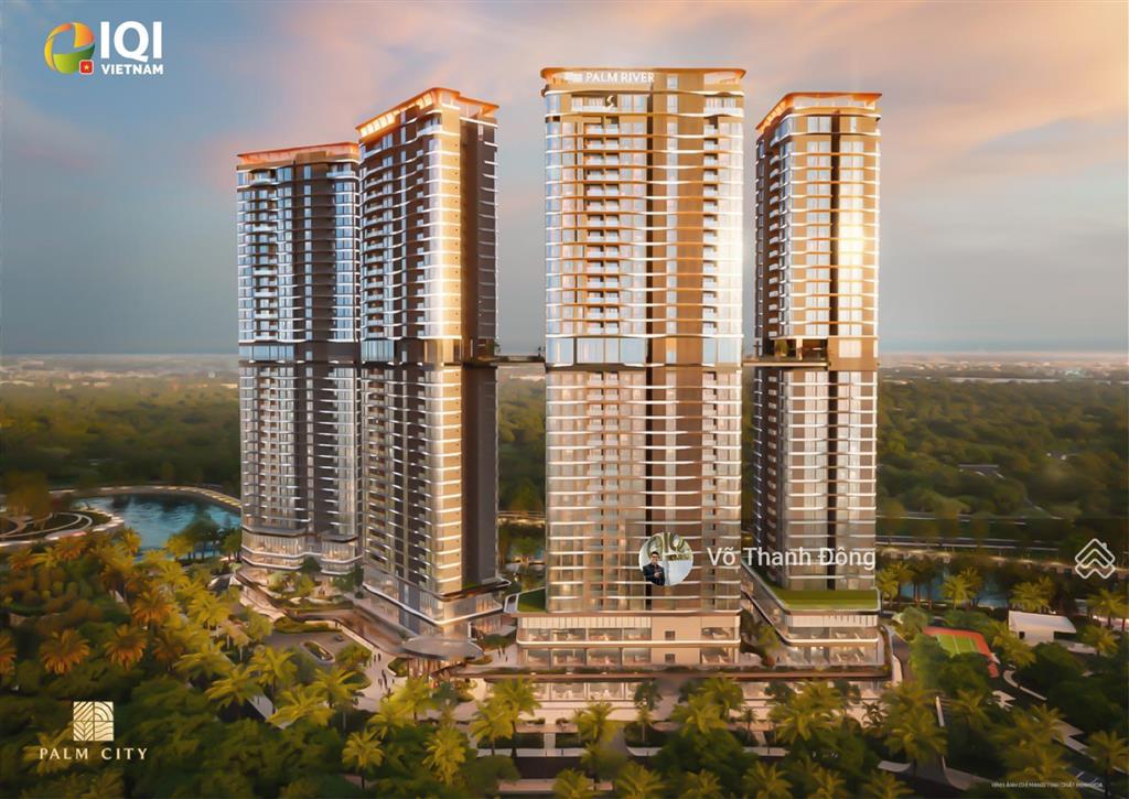 Bán căn hộ 1 phòng ngủ 66m2 palm river, view thoáng, mở bán đợt đầu, chỉ 9,8 tỷ bao hết