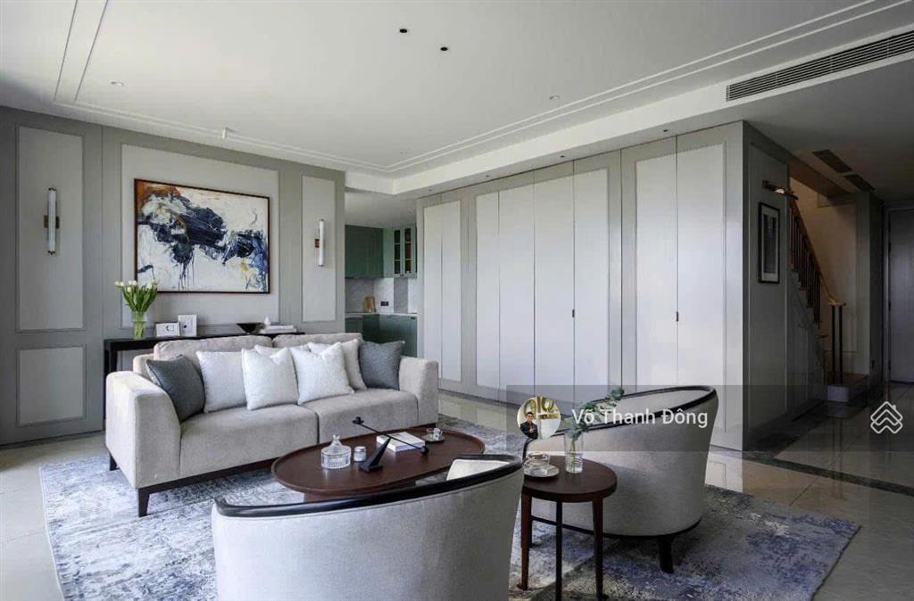 Bán căn loft 3 phòng ngủ the crest 155m2 view sông và landmark 81, nội thất đẹp, chỉ 55 tỷ