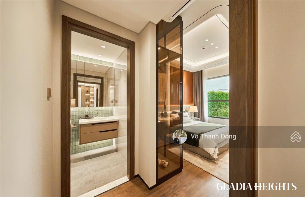 Bán 2 phòng ngủ 72m2 gladia heights nội khu xanh mát, mua trực tiếp cđt, giá chỉ 6.64 tỷ