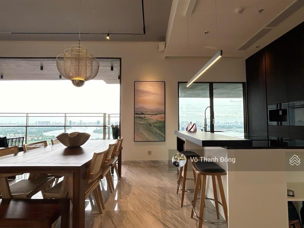 Cho thuê 3 phòng ngủ 220m2 define, full nội thất đẹp, view sông, tầng cao, giá thuê 117 triệu/tháng