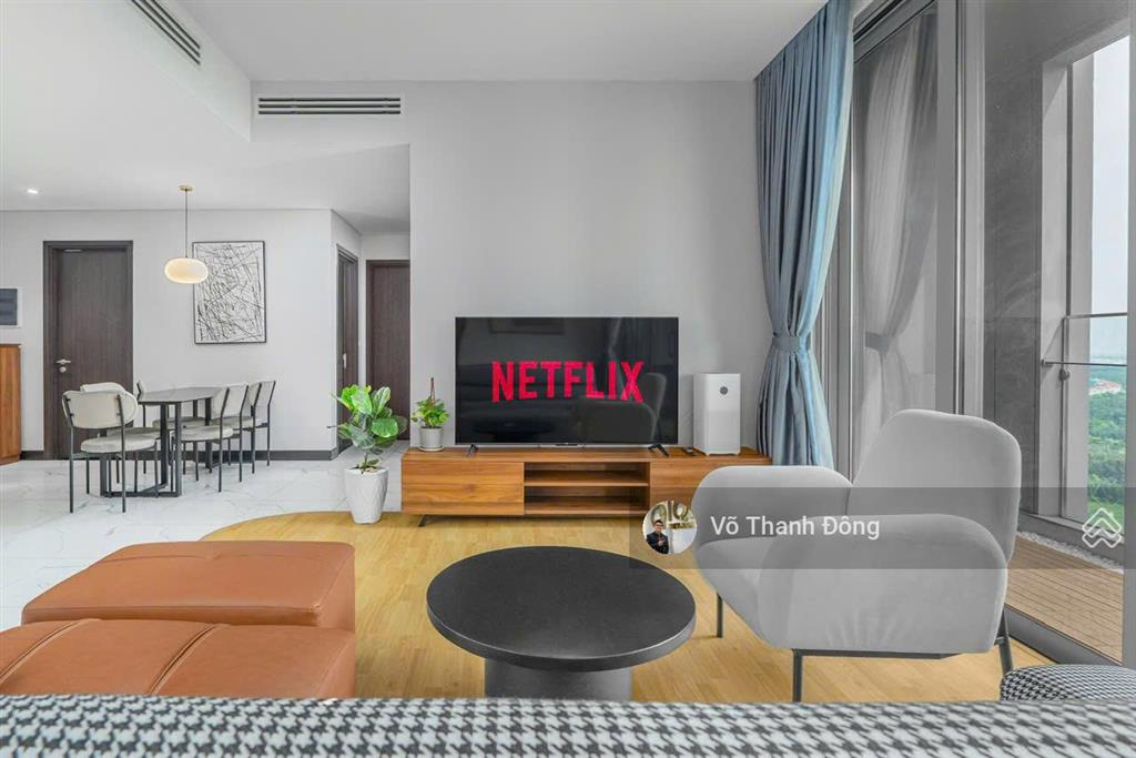 Cho thuê 3 phòng ngủ 149m2 empire city, view sông, nội thất đẹp, giá chỉ 70 triệu bao phí