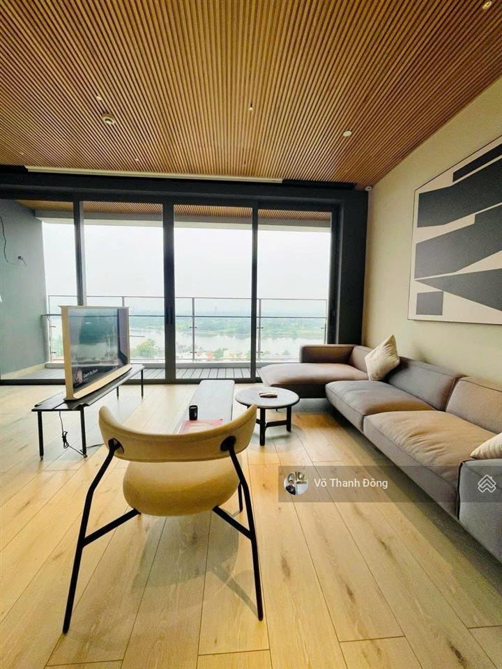 Cho thuê 3 phòng ngủ 133m2 the nassim full nội thất hiện đại, view sông, giá 104 triệu/tháng