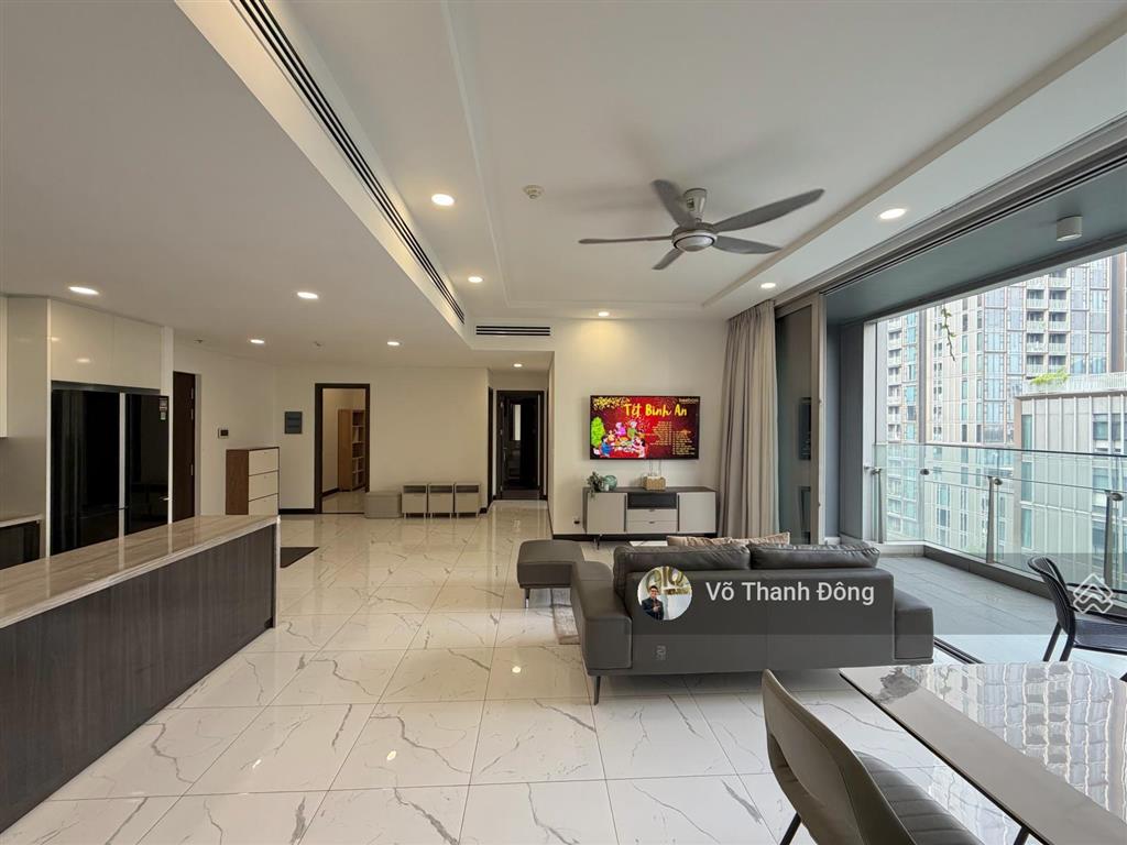 Cho thuê 3 phòng ngủ 154m2 empire, view nội khu xanh mát, full nội thất đẹp, giá chỉ 60 triệu