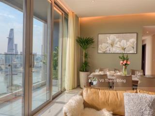 Cho thuê empire city tilia 3pn 127m2, trục hoa hậu, tầng cao, view sông và quận 1, giá 82 triệu