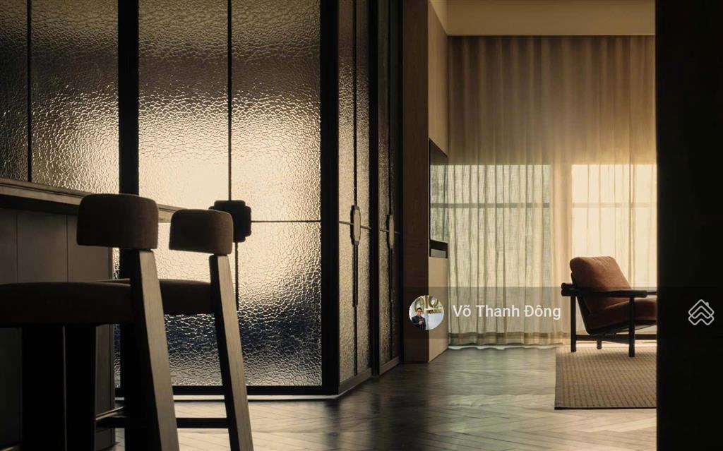 Cho thuê cove empire city 3 phòng ngủ 155m², view sông và quận 1, nội thất cao cấp