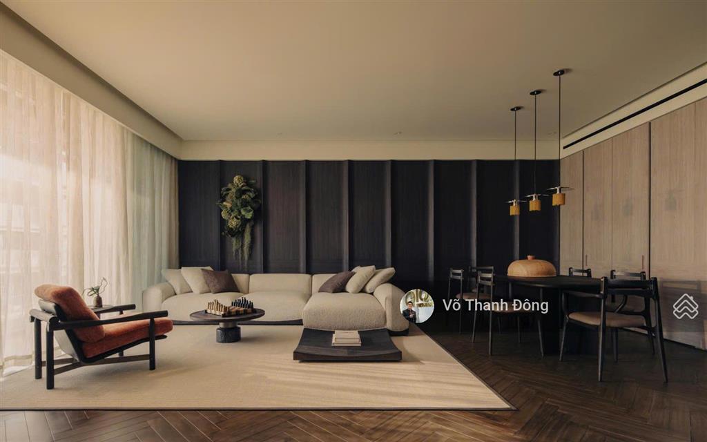 Cho thuê cove empire city 3 phòng ngủ 155m², view sông và quận 1, nội thất cao cấp