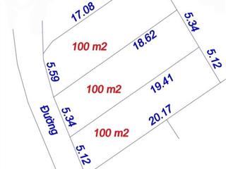 E bán 1 tỷ 750tr lô đất với diện tích 100m2 full thổ cư tại đông yên  phú cát  
